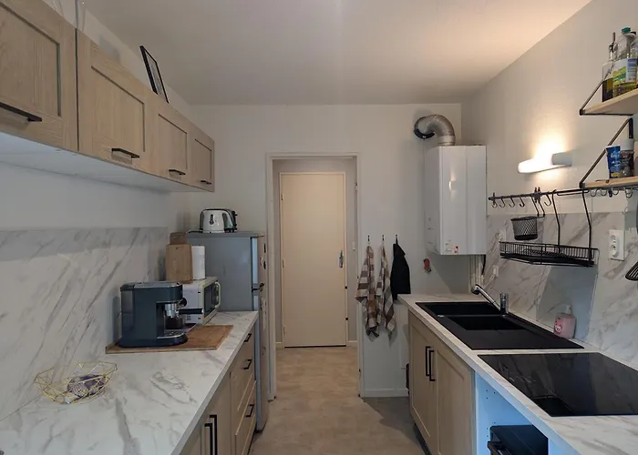 4 A 6 Couchages Au Calme アパート ルマン